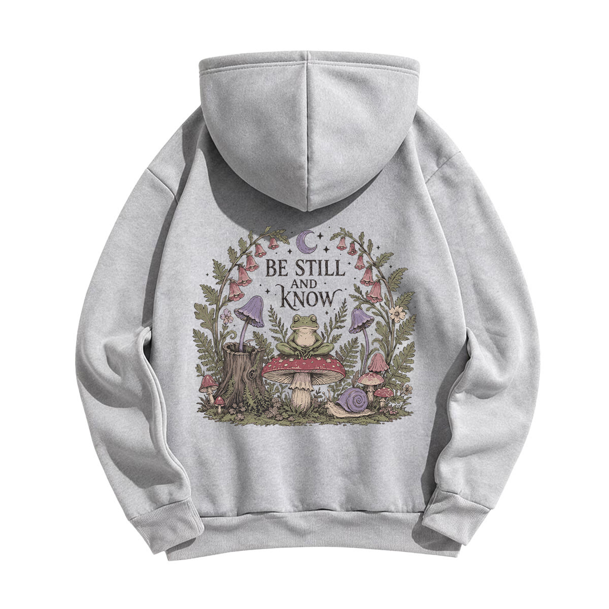 Rubbyoo Be Still To Know Unisex Hoodie - Grey - 2XL - image 10