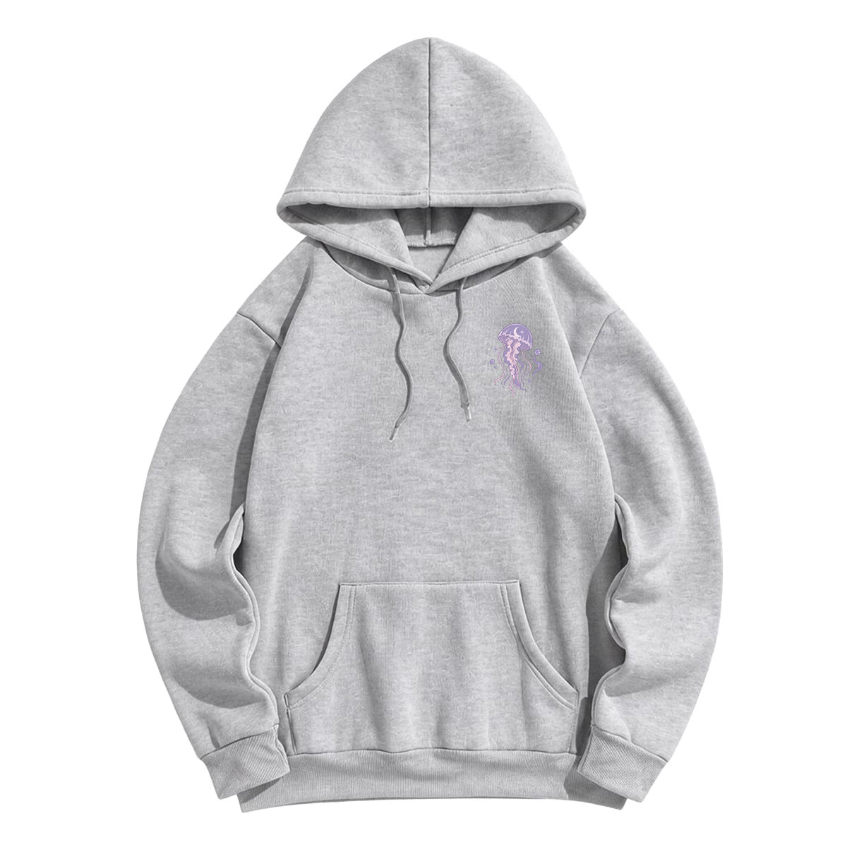 Rubbyoo Dreamy Purple Jellyfish Unisex Hoodie - image 23