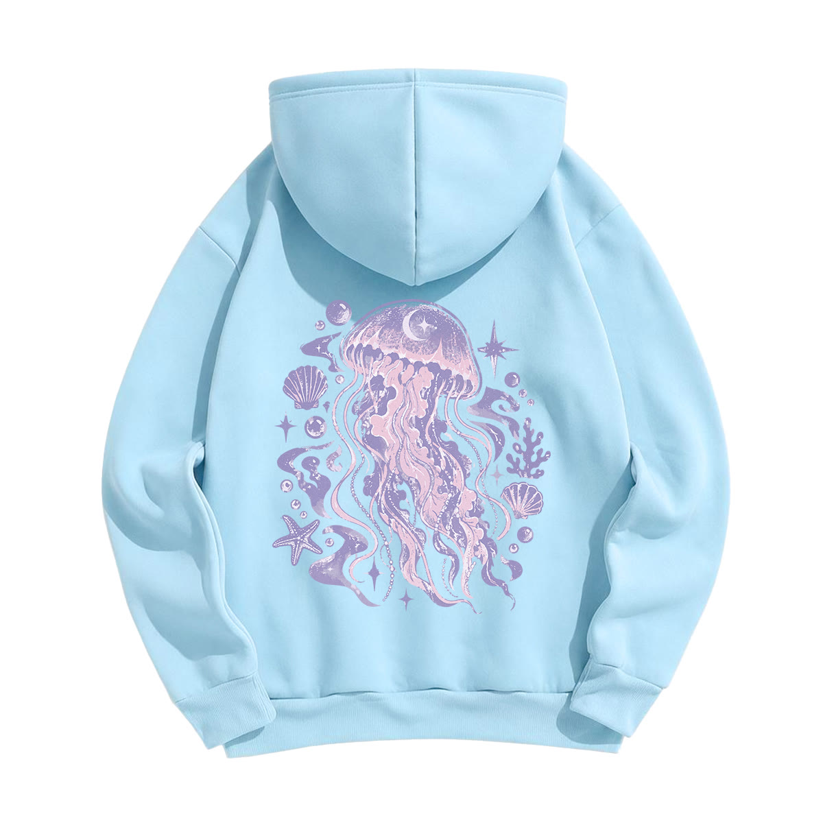 Rubbyoo Dreamy Purple Jellyfish Unisex Hoodie - image 12