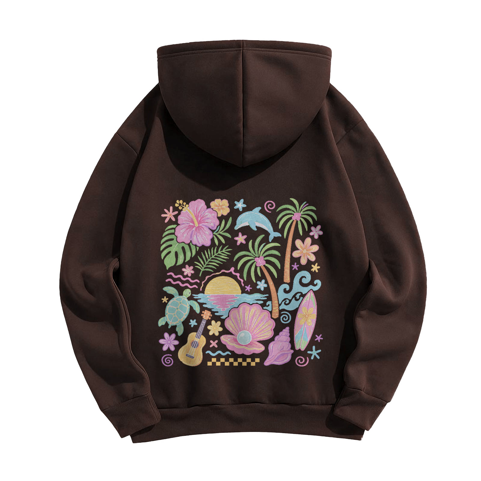 Rubbyoo Summer Vacation Beach Time Unisex Hoodie - image 9