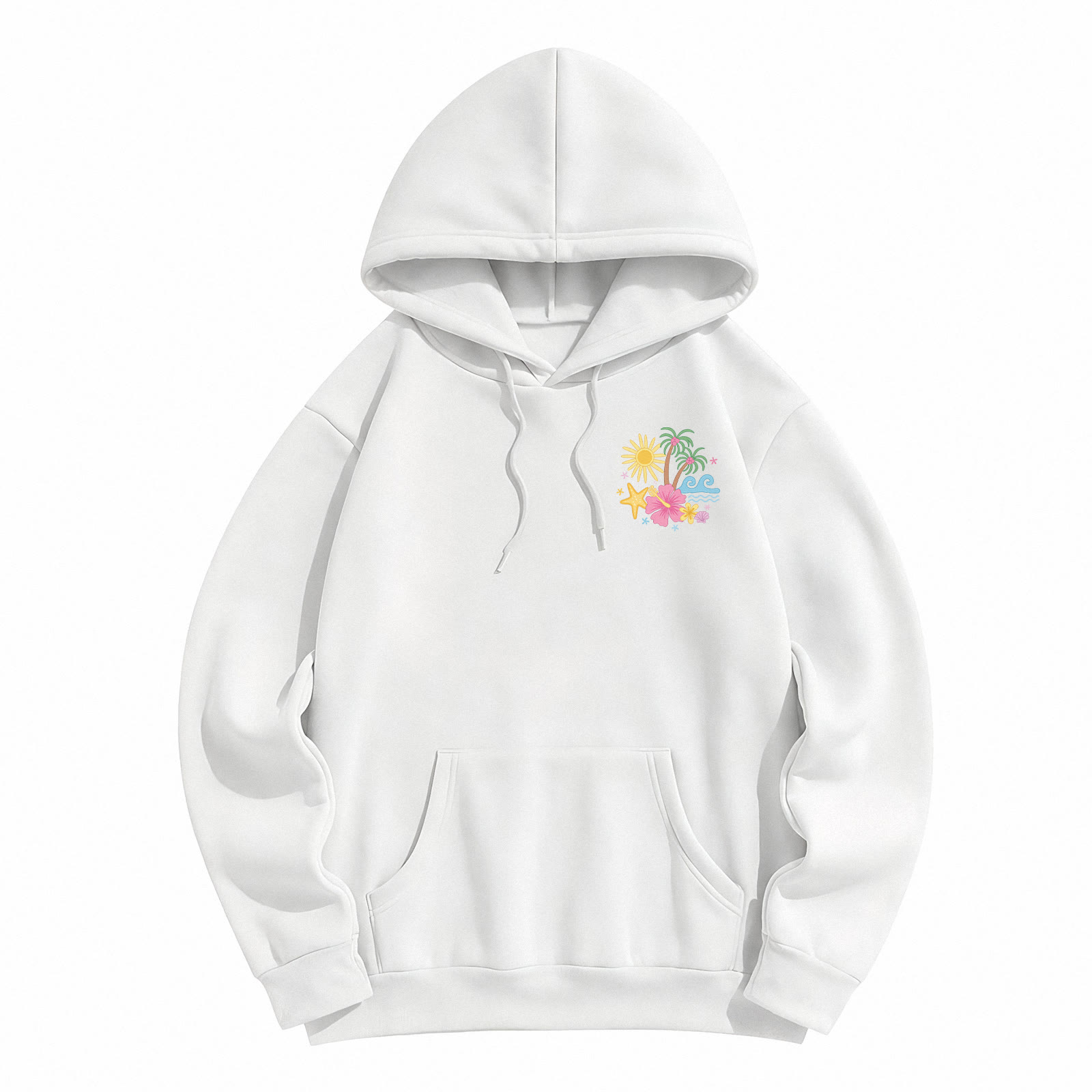 Rubbyoo Summer Vacation Beach Time Unisex Hoodie - image 14