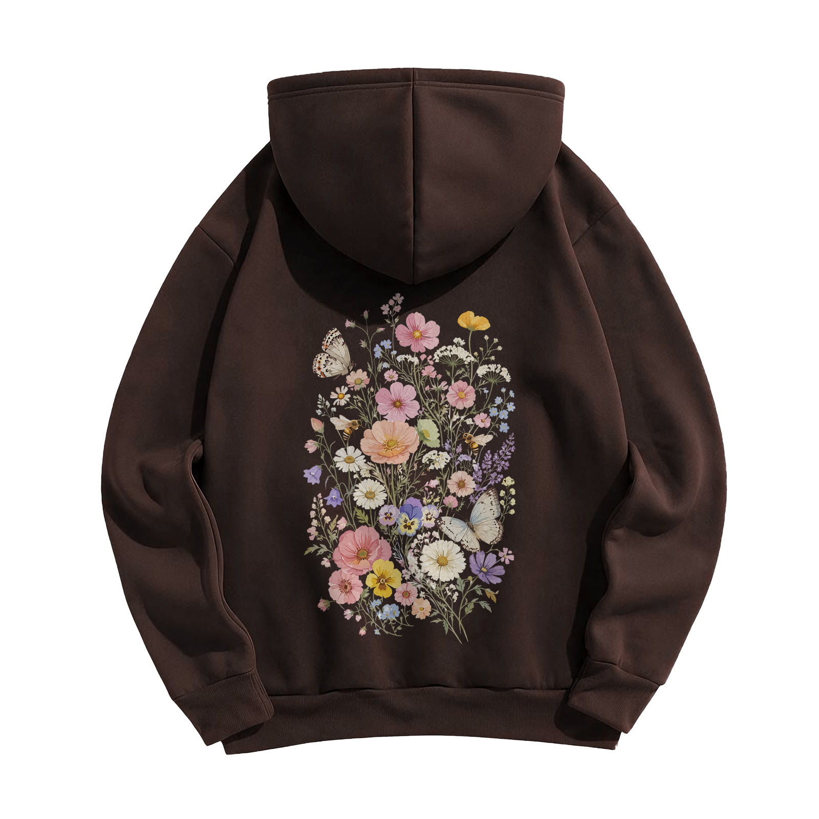 Rubbyoo Vintage Wildflower Meadow Unisex Hoodie - image 15