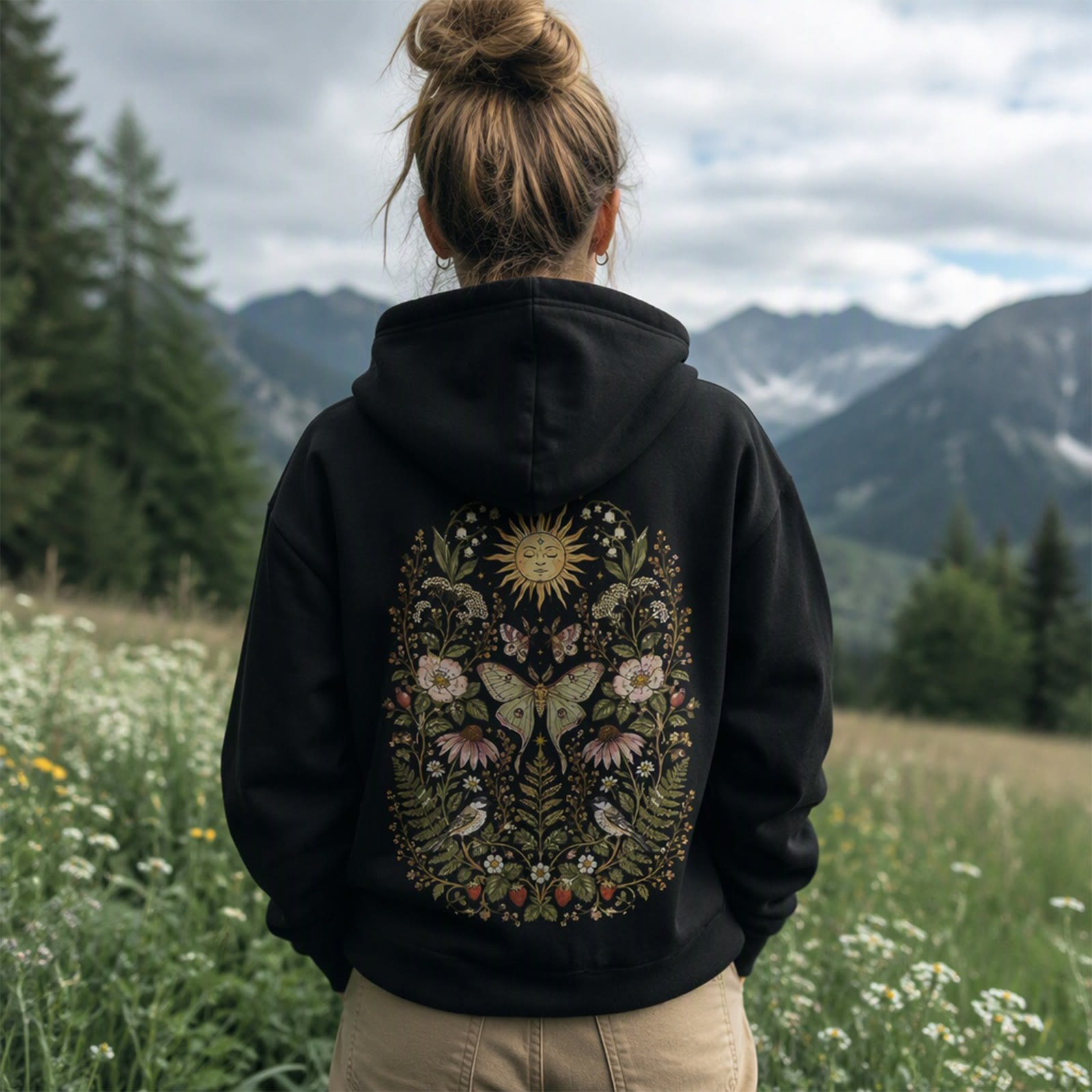 Rubbyoo Mystical Celestial World  Unisex Hoodie - image 3