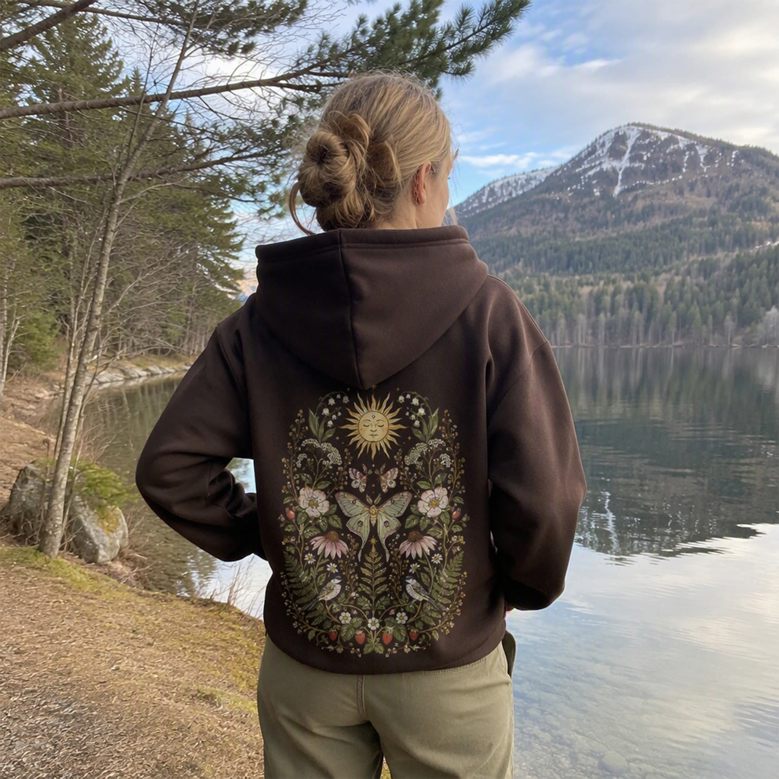 Rubbyoo Mystical Celestial World  Unisex Hoodie - image 2