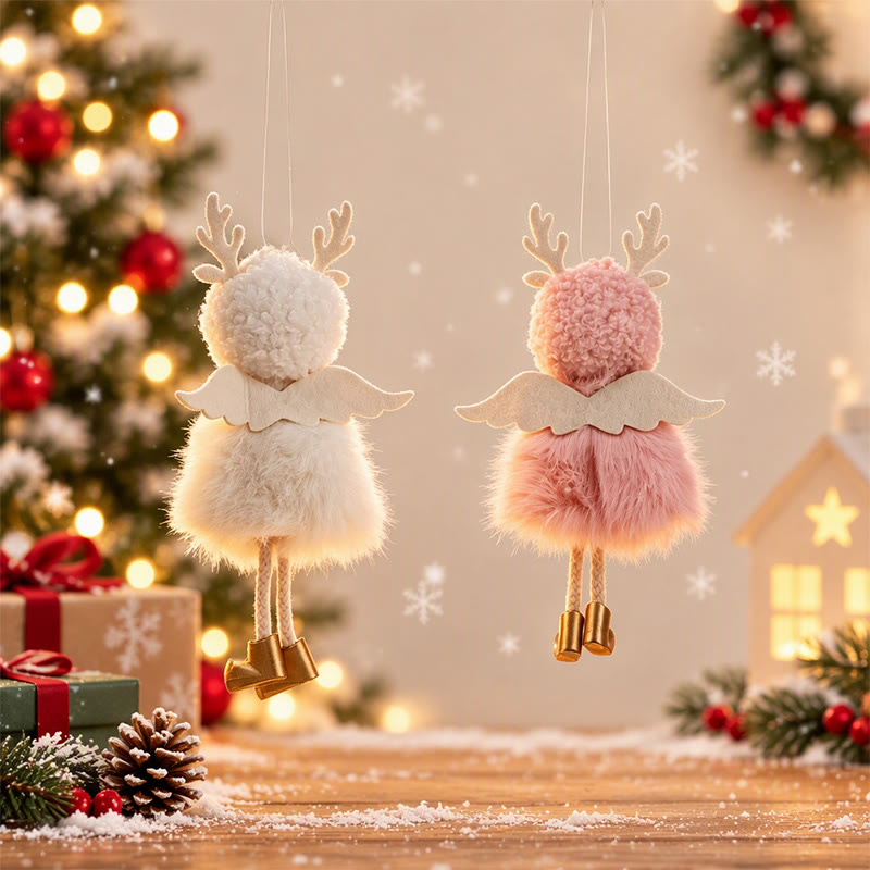 Rubbyoo Plush Christmas Angel Ornament – Lovely Xmas Tree Hanging | Heartfelt Holiday Gift For Kids - image 4