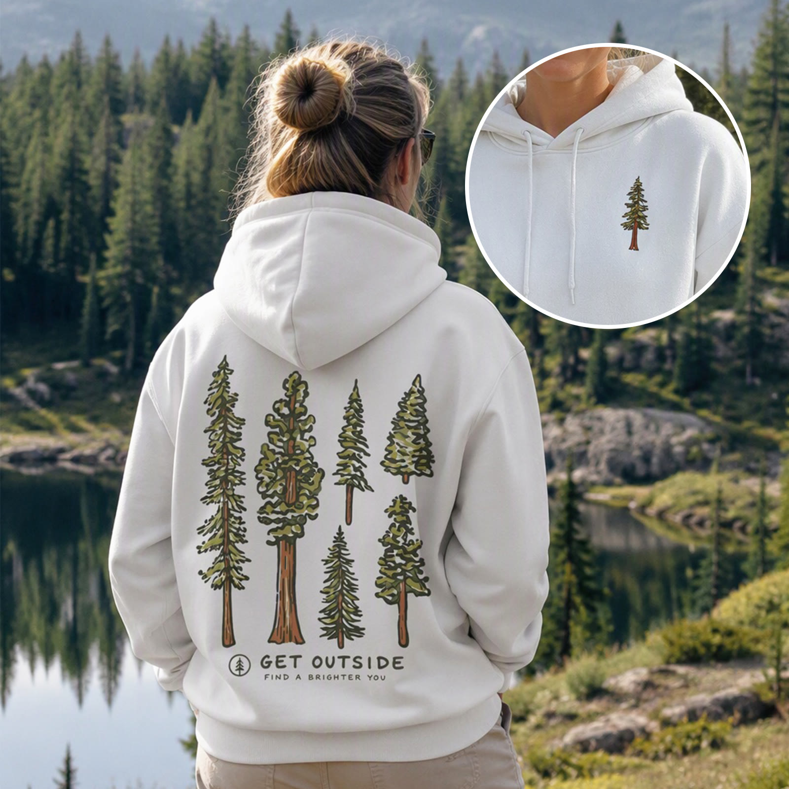 Rubbyoo Find A Brighter You Unisex Hoodie  - image 2