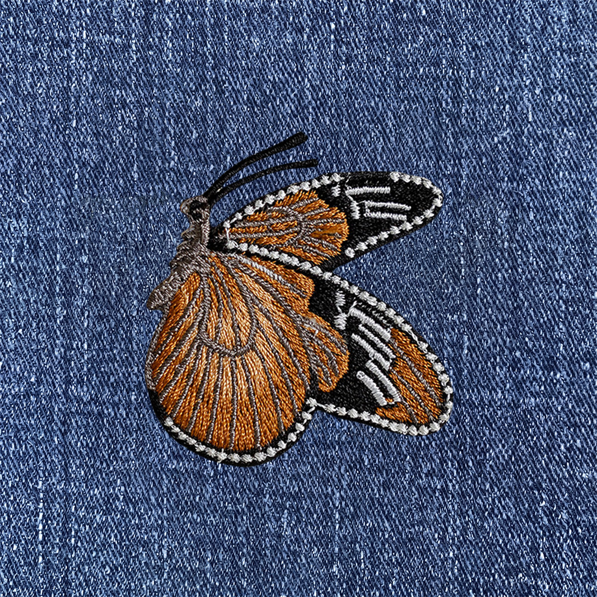 Rubbyoo Butterfly Embroidered Patch - Special Bag Decor | Insect Repair Applique - image 2