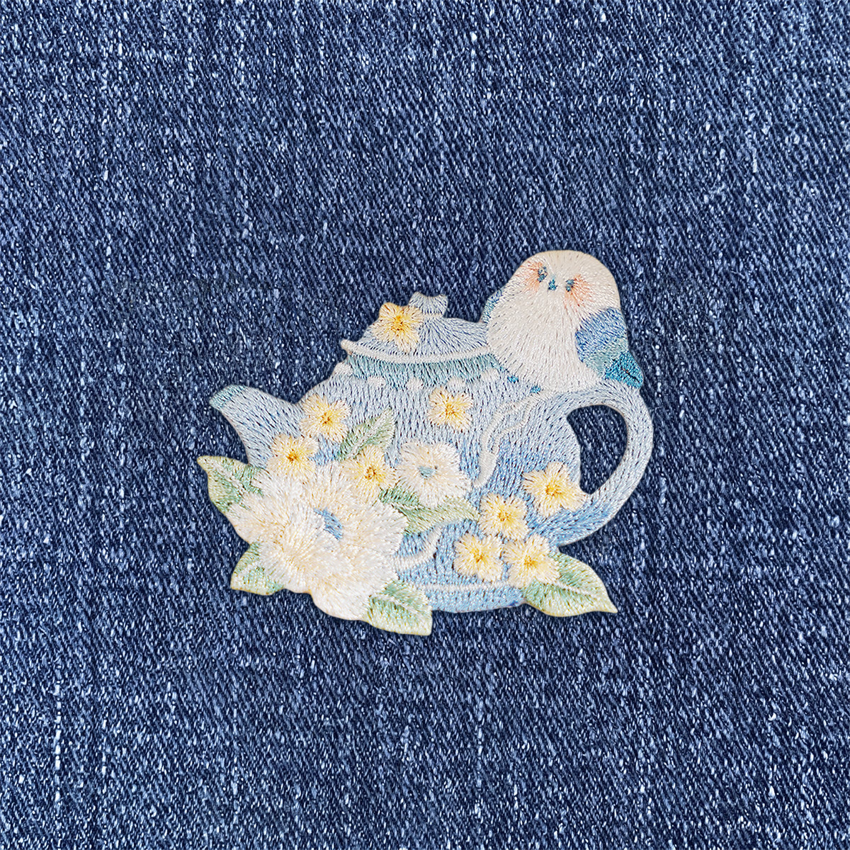 Rubbyoo Flowers And Animals Embroidered Patch - Floral Embroidery Applique | Diy Clothing Accessories - image 2
