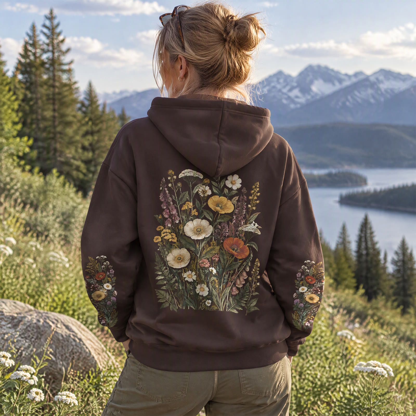 Rubbyoo Boundless Bloom Unisex Hoodie  - image 2