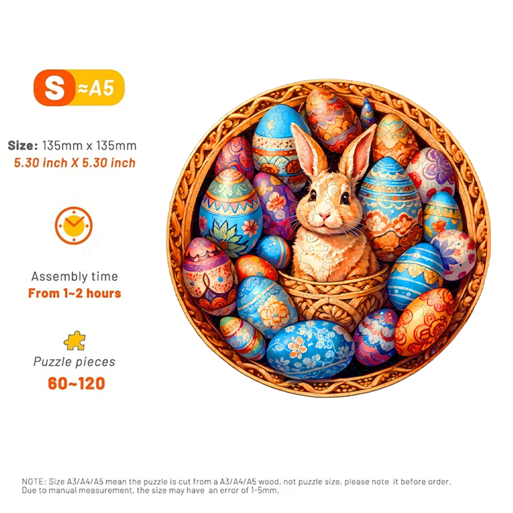 Easter Egg - Wooden Jigsaw Puzzle