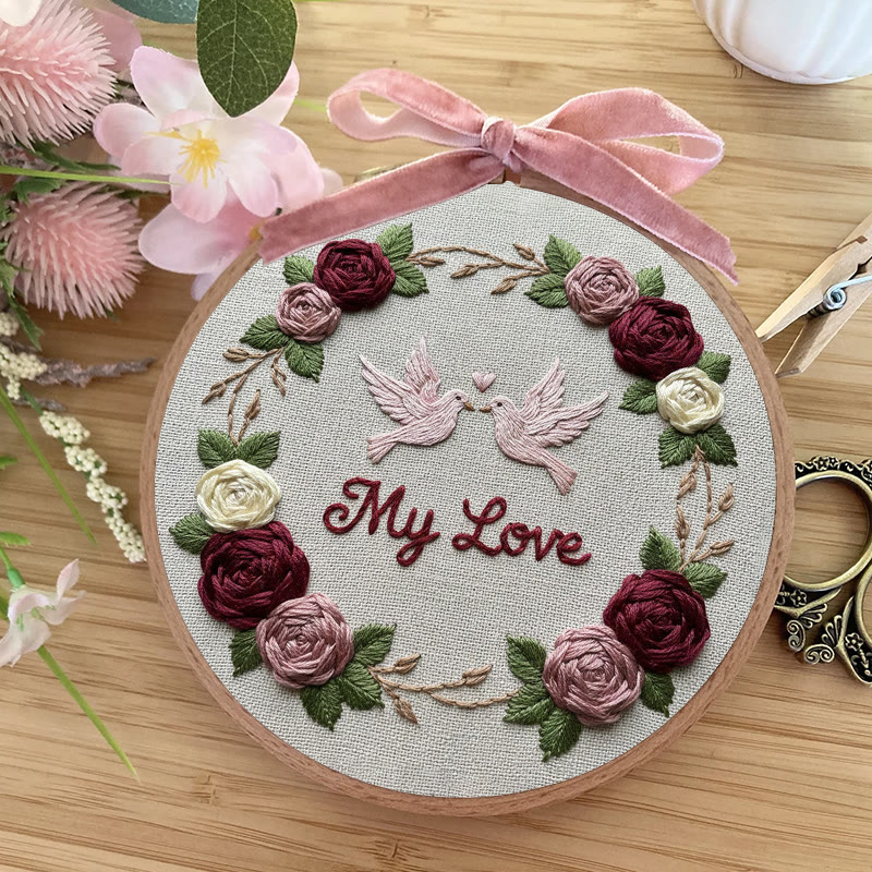 Rubbyoo Embroidery Kit - Eternal Love | Nice For Wedding Gift | Diy Handmade Craft  - image 3
