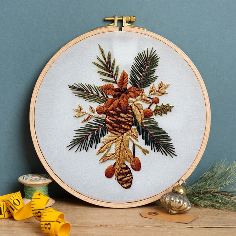 Rubbyoo Embroidery Kit-  Winter Bouquet - image 7