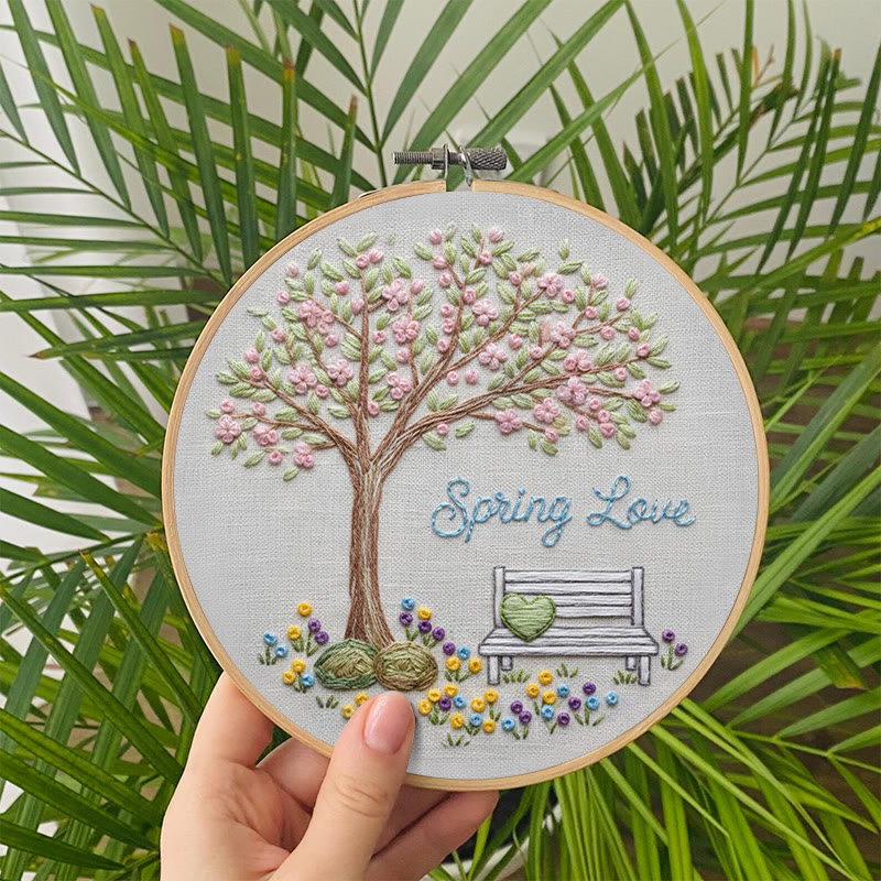 Rubbyoo Embroidery Kit - Spring Love | Diy Valentine's Day Gift |handmade Hoop Art  - image 8
