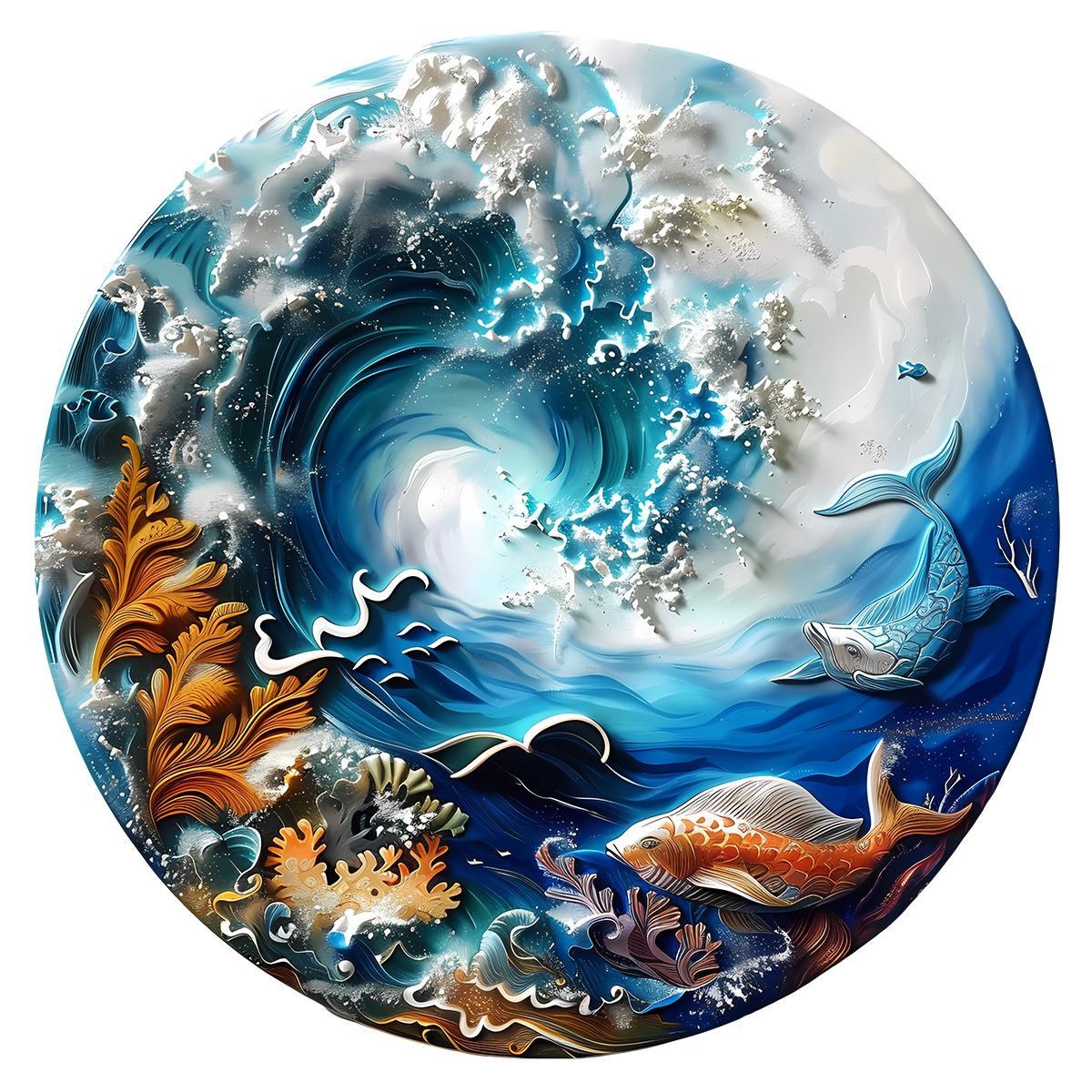 Rubbyoo Vibrant ocean -2 Wooden Jigsaw Puzzle