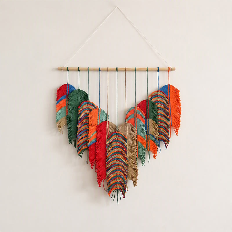 Rubbyoo Boho Macrame Wall Tapestry - Modern Home Hanging Decor | Unique Woven Wall Art  - image 7