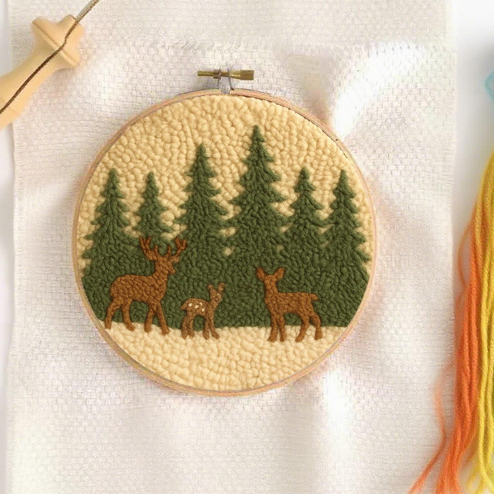 Mystic Forest Punch Needle Kit - Unique Handmade Craft | Perfect For Living Room Decor - image 7