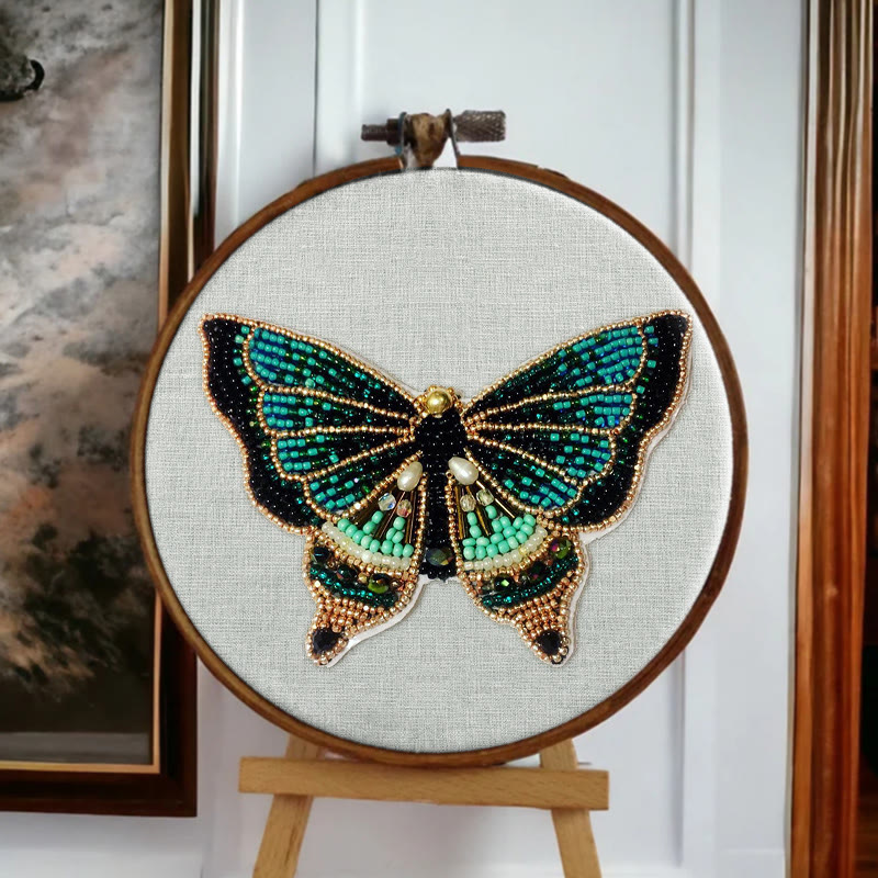 Rubbyoo Bead Embroidery Kit - Exquisite Butterfly | Diy Animal Craft | Unique Gift For Her - image 5