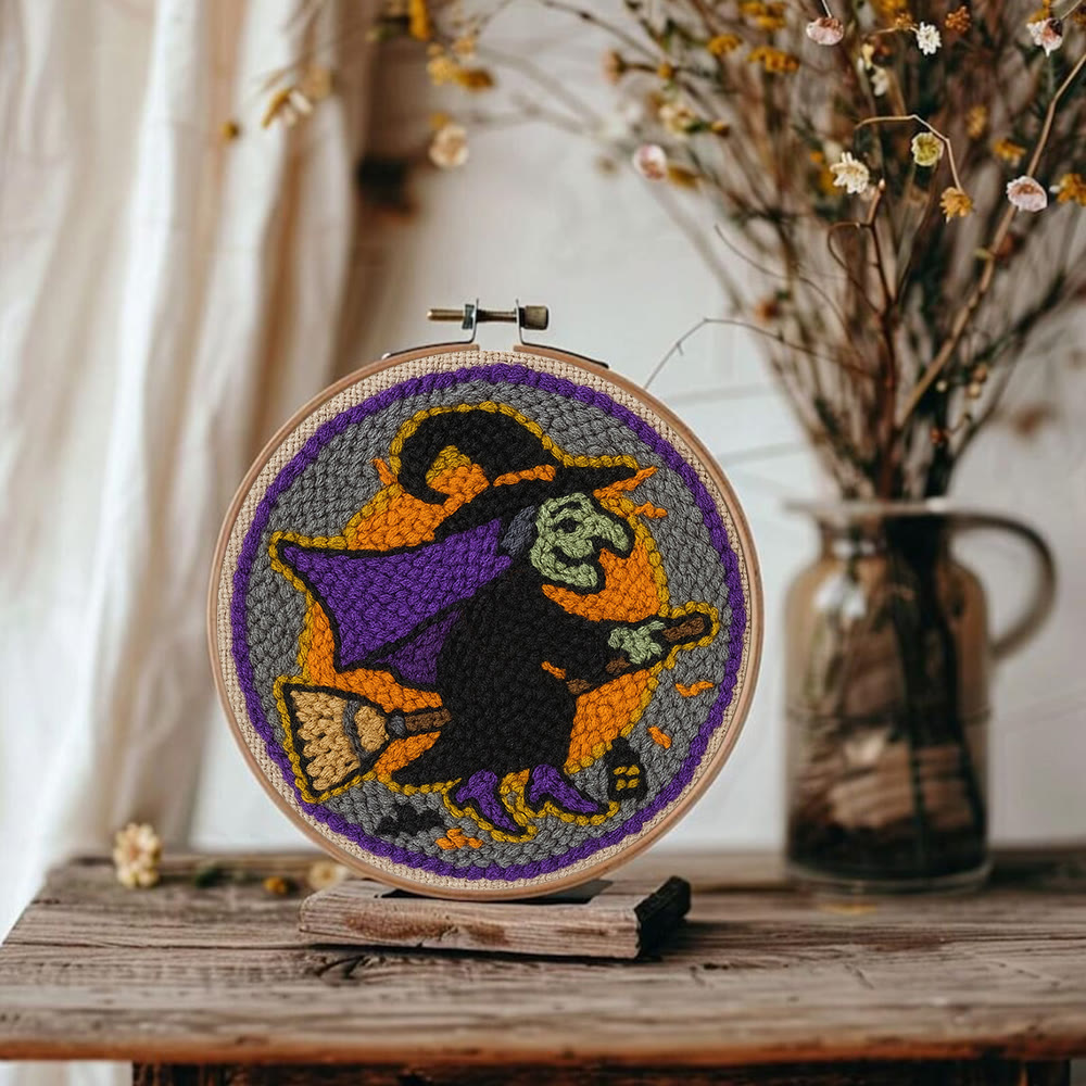 Magic Wizard Punch Needle Kit - Spooky Halloween Gift | Ideal Craft For Home Decor - image 9