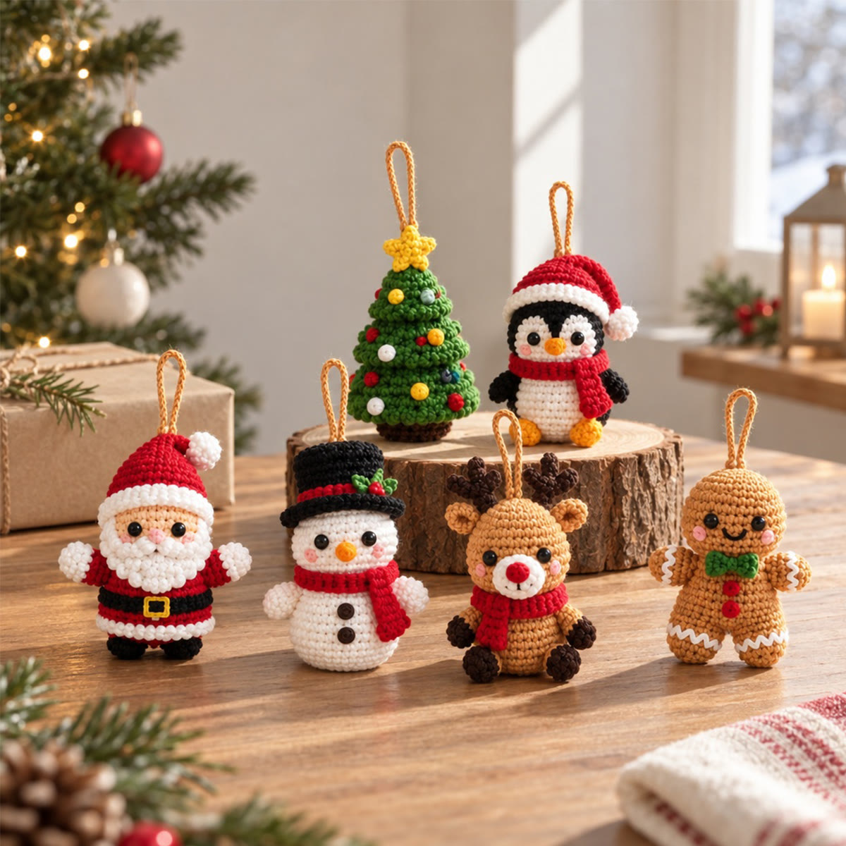Diy Handmade Festive Ornaments Crochet Kit - Christmas Party Home Decor | Perfect Gift For Handmade Beginners - image 3
