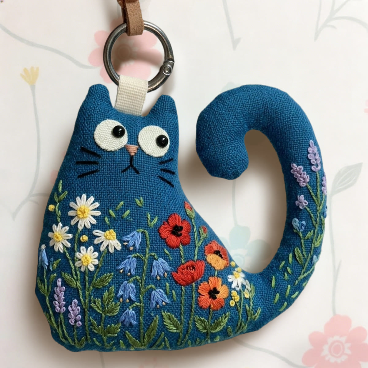 Rubbyoo Cat Embroidery Kit - Blooming Flowers | Mother's Day Gift | Diy Starter Craft Kit For Adults - image 4