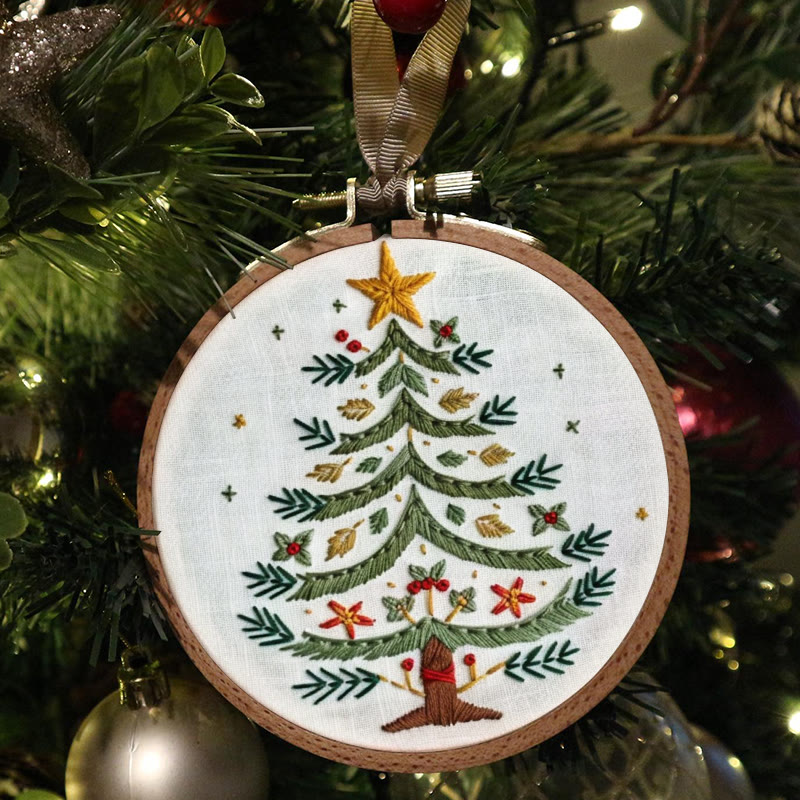 Rubbyoo Embroidery Kit- Christmas Elements Tree 2 - image 4