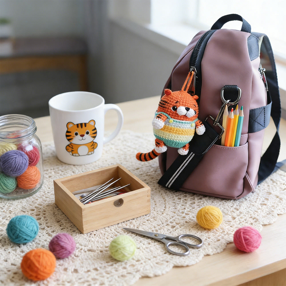 Diy Handmade Tiger Crochet Kit - Lovely Animal Craft | Nice Handmade Gift For Friend - image 4