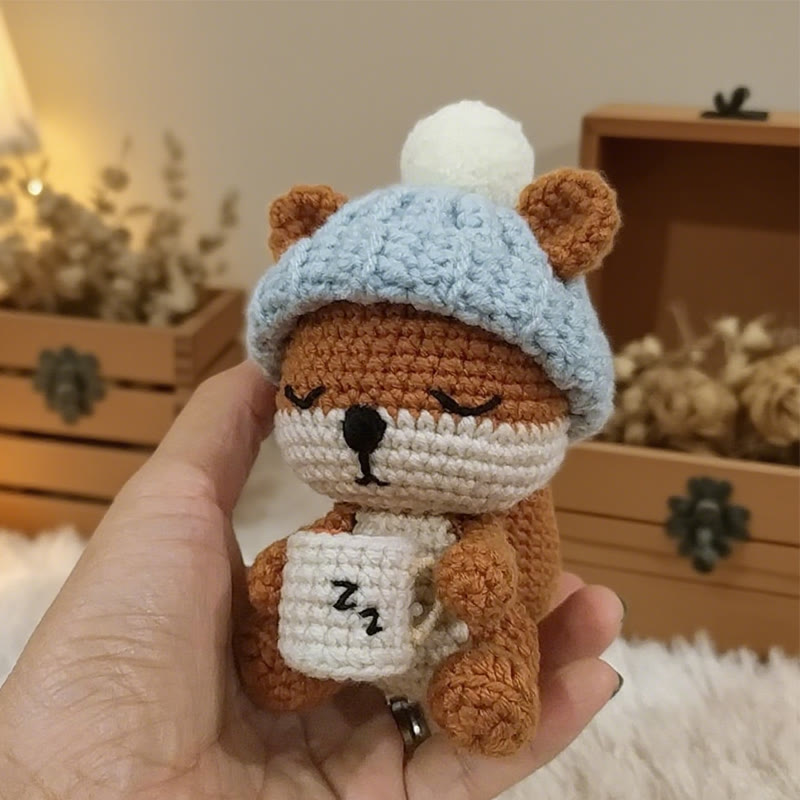 Diy Handmade Sleepy Squirrel Crochet Kit - Cute Sewing Doll | Perfect For Handmade Beginner - image 3