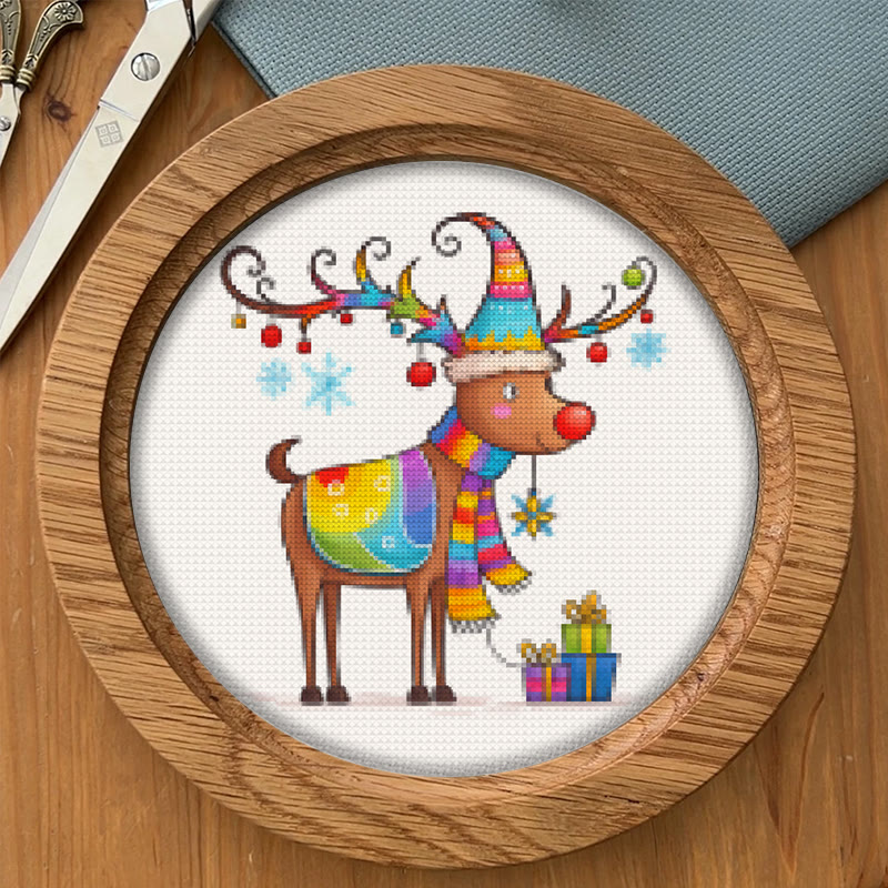  Cross Stitch Kit - Christmas Deer | Diy For Christmas Gift | Perfect For Christmas Tree Decor - image 7