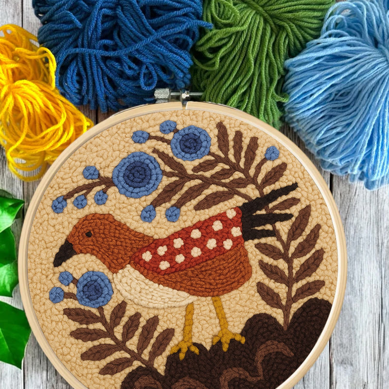 Little Turtledove Punch Needle Kit - Unique Bird Art | Perfect Craft For Beginner - image 7