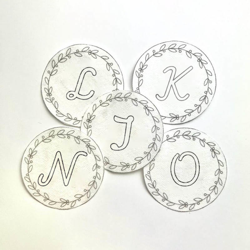  Christmas Alphabet Stick And Stitch Pattern | Perfect For Diy Project | Personalized Christmas Ornaments - O - image 8