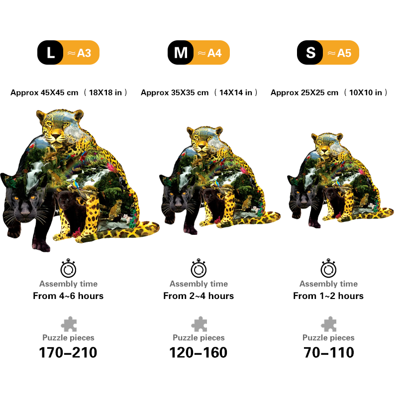 Leopard Homeland - Wooden Jigsaw Puzzles