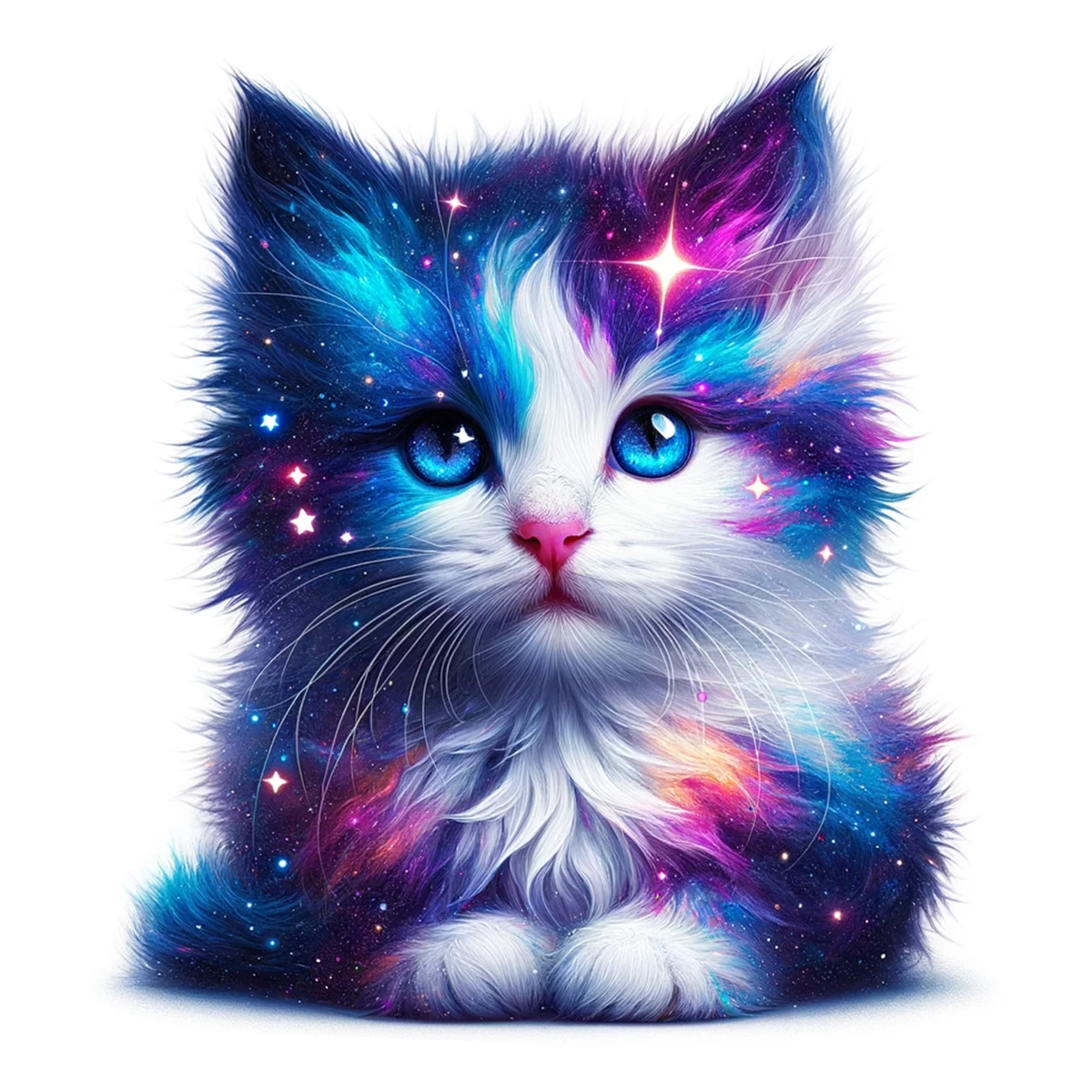 Rubbyoo Cosmic Garden Cat -2 Wooden Jigsaw Puzzle