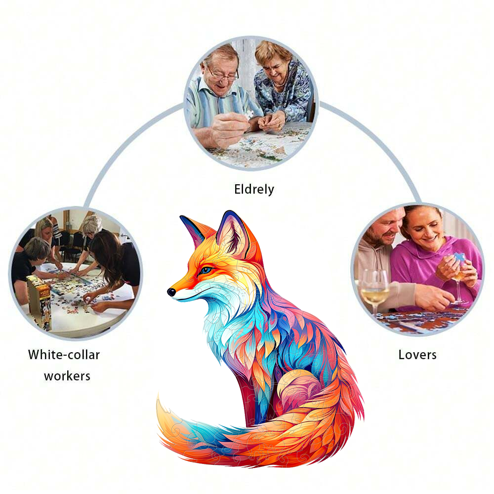 Fox- Wooden Jigsaw Puzzle