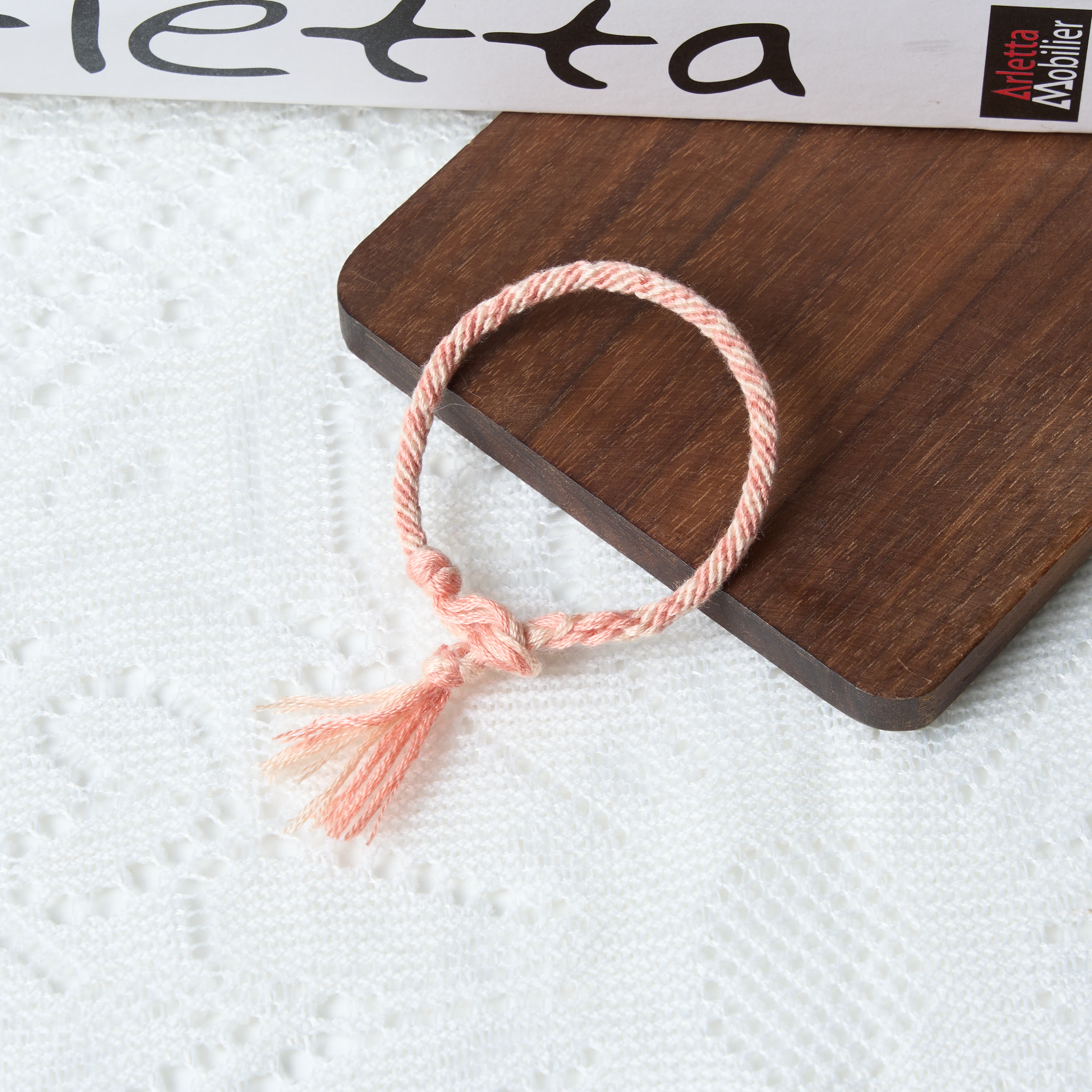 Rubbyoo Kumihimo Bracelet Kit - Sakura Pink | Cute Highlight On The Hands |  Special Gift For Her - image 4