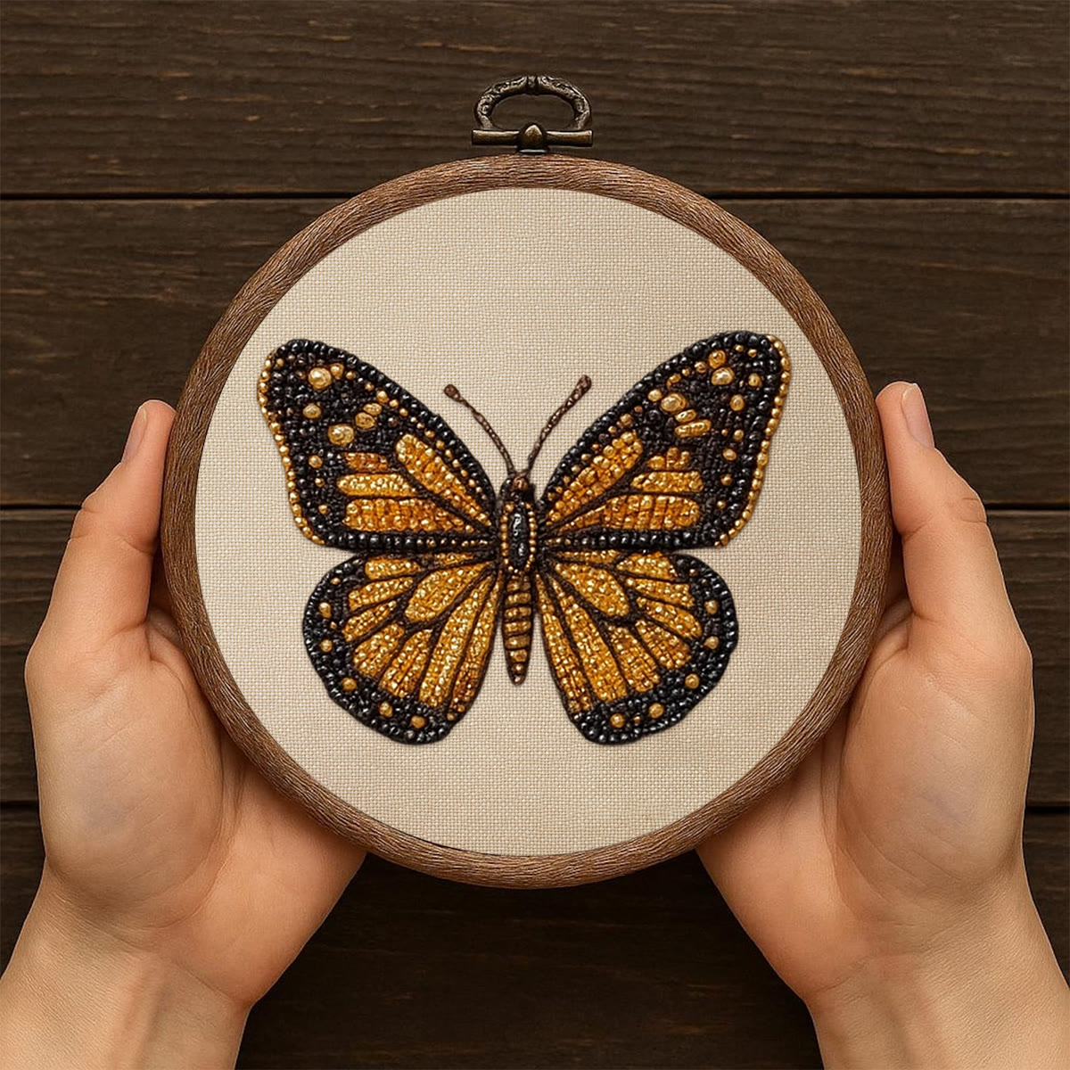 Rubbyoo Bead Embroidery Kit - Little Betterfly | Charming Desk Decor | Precious Gifts For Her  - image 5