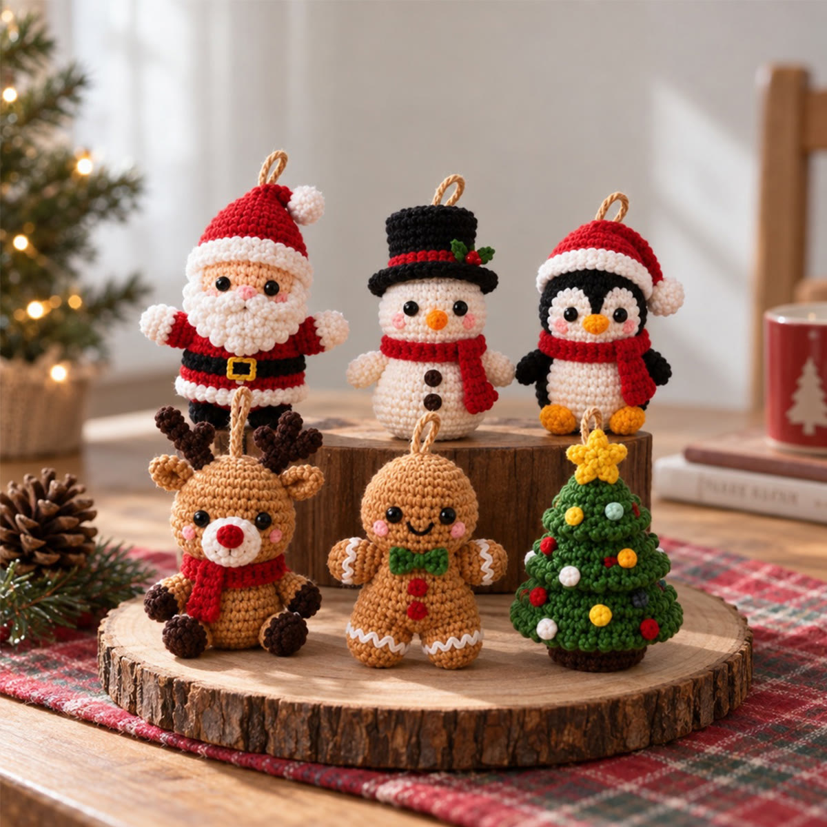 Diy Handmade Festive Ornaments Crochet Kit - Christmas Party Home Decor | Perfect Gift For Handmade Beginners - image 4