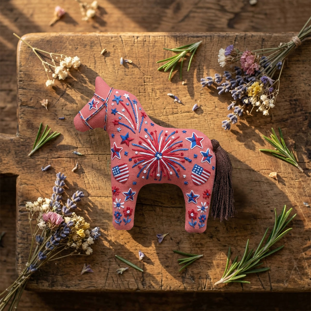 Rubbyoo Dala Horse Embroidery Kit - Celebration Day | Special Flag Pattern | Independence Day Gift Idea - image 8