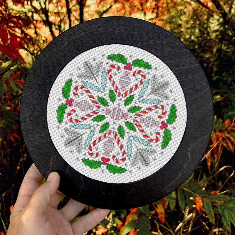  Cross Stitch Kit - Christmas Candy | Personalized Home Decor | Unique Needle Art - image 8