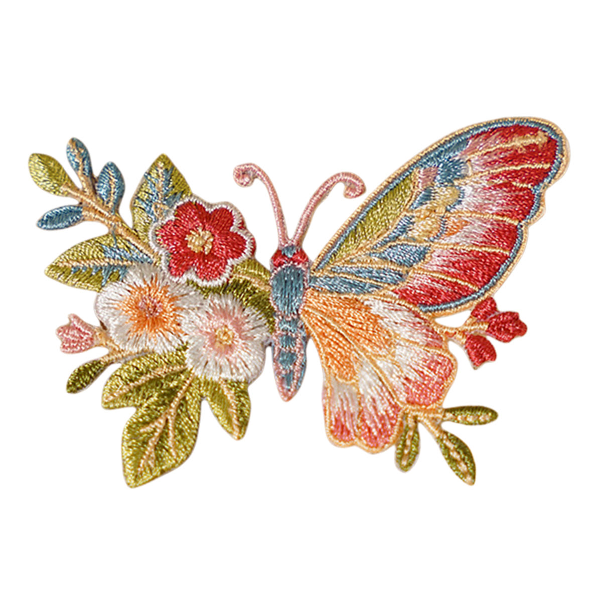 Rubbyoo Butterfly Embroidered Patch - Special Iron-on Patch For Nature Lovers | Unique Insect Repair Applique - Butterfly E - image 8