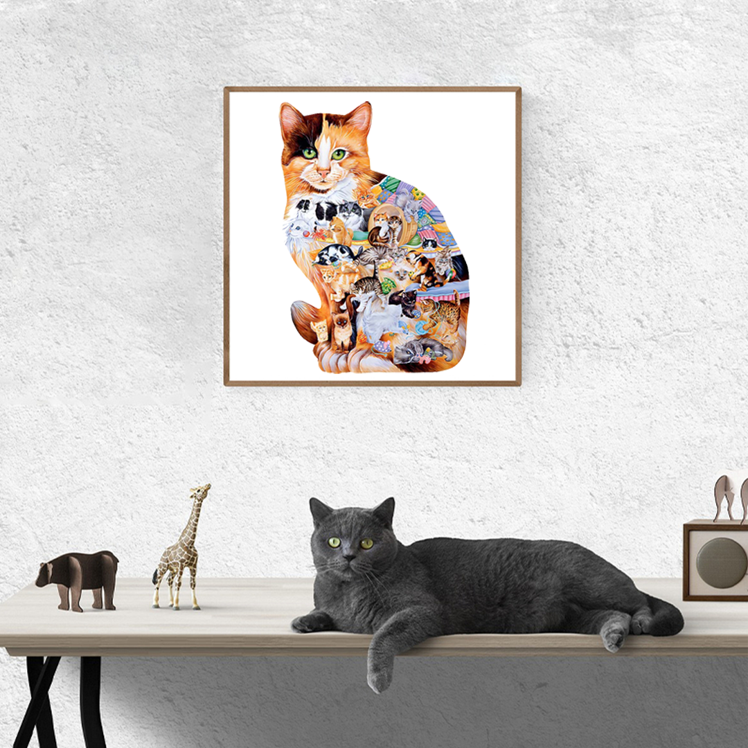 Cat World - Wooden Jigsaw Puzzles