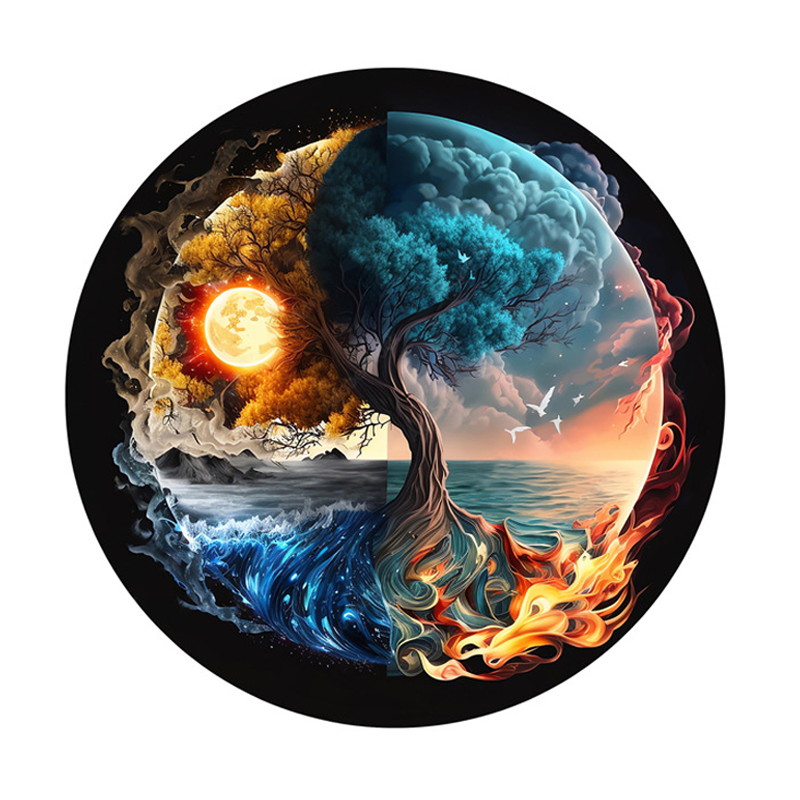 Yin-yang Tree - Wooden Jigsaw Puzzles