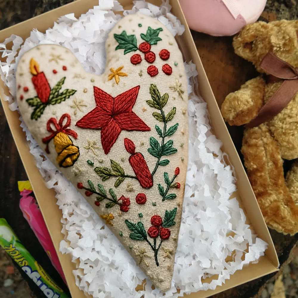 Rubbyoo Heart Embroidery Kit - Christian Candle | Christmas Decoration | Nice Festival Gift - image 7