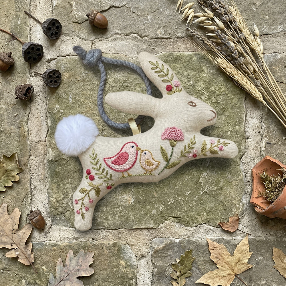 Rubbyoo Rabbit Embroidery Kit - Chick Family | Holiday Bunny Decor | Gift For Mom  - image 5