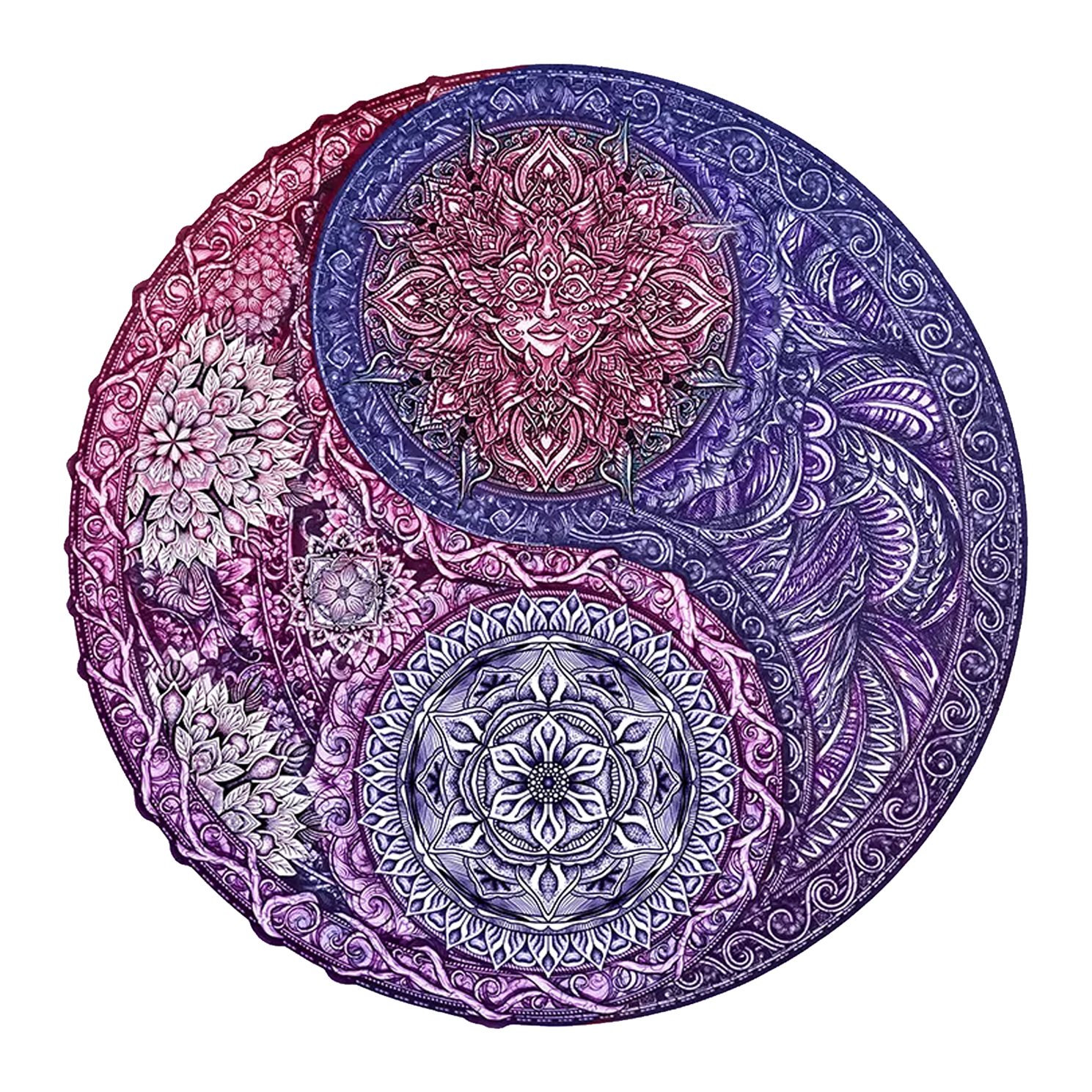 UNIDRAGON Mandala - Wooden Jigsaw Puzzles