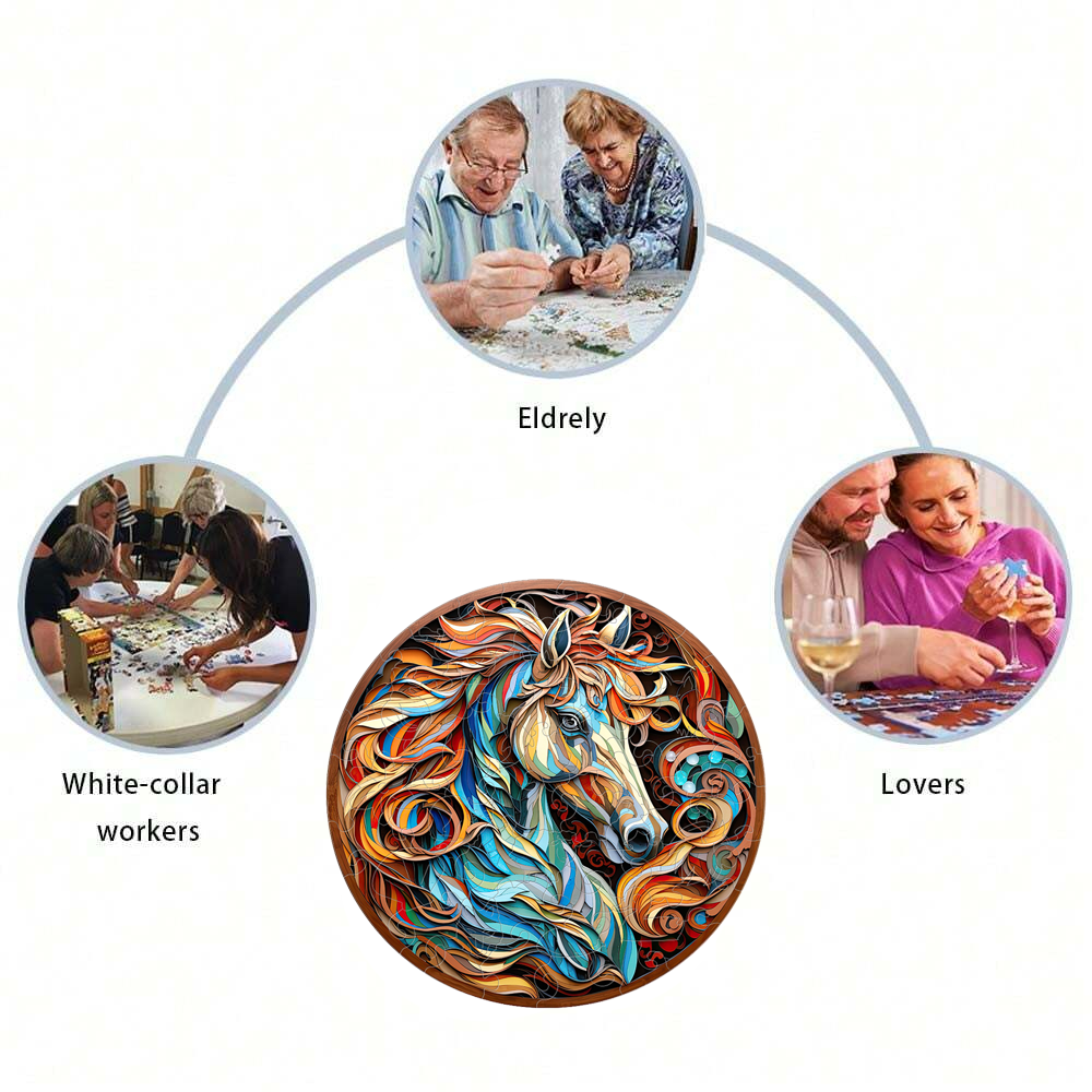 Horse - Wooden Jigsaw Puzzle