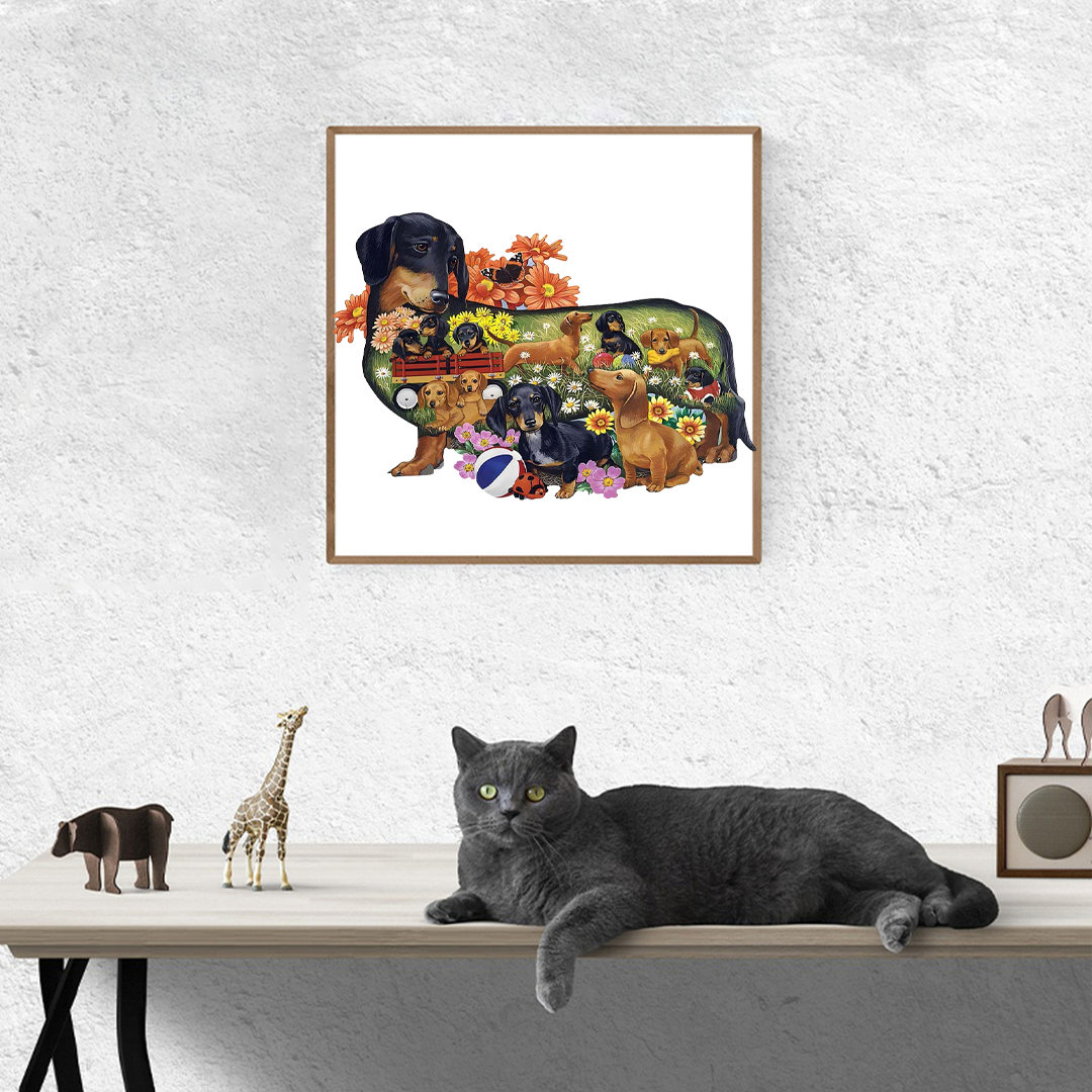 Dachshunds - Wooden Jigsaw Puzzles