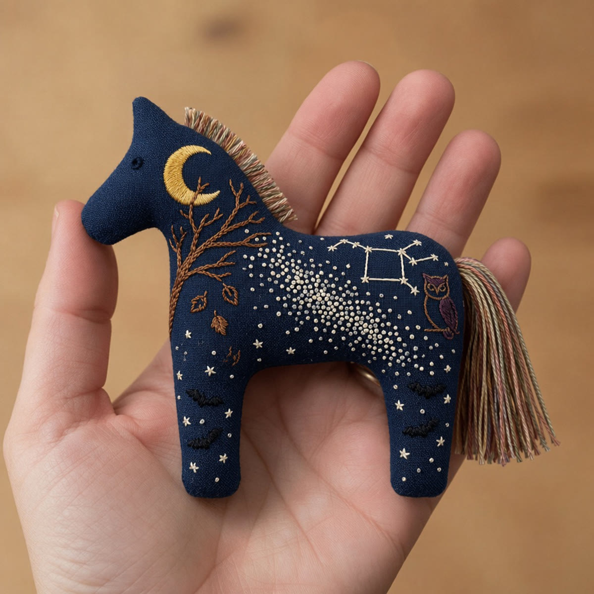 Rubbyoo Dala Horse Embroidery Kit - Starry Sky | Unique Birthday Gift | Home Wall Decor - image 8