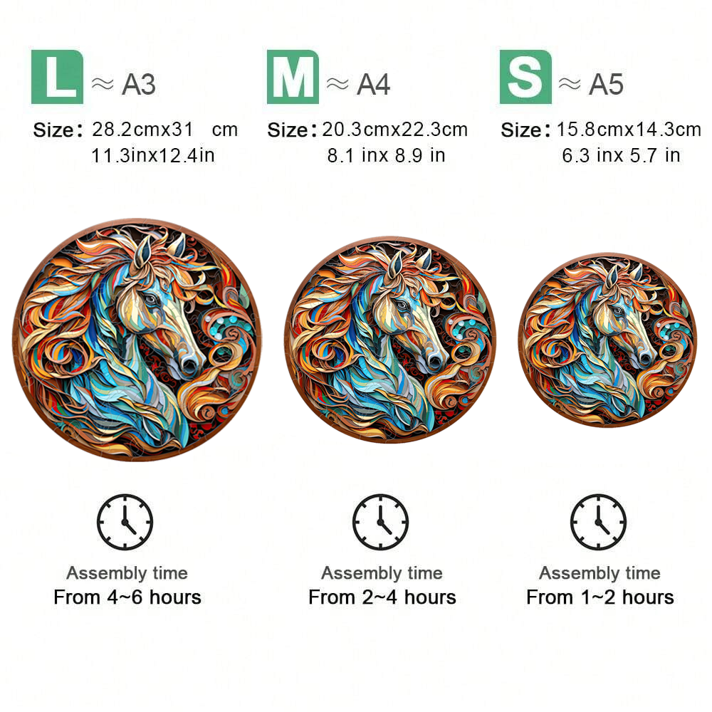 Horse - Wooden Jigsaw Puzzle