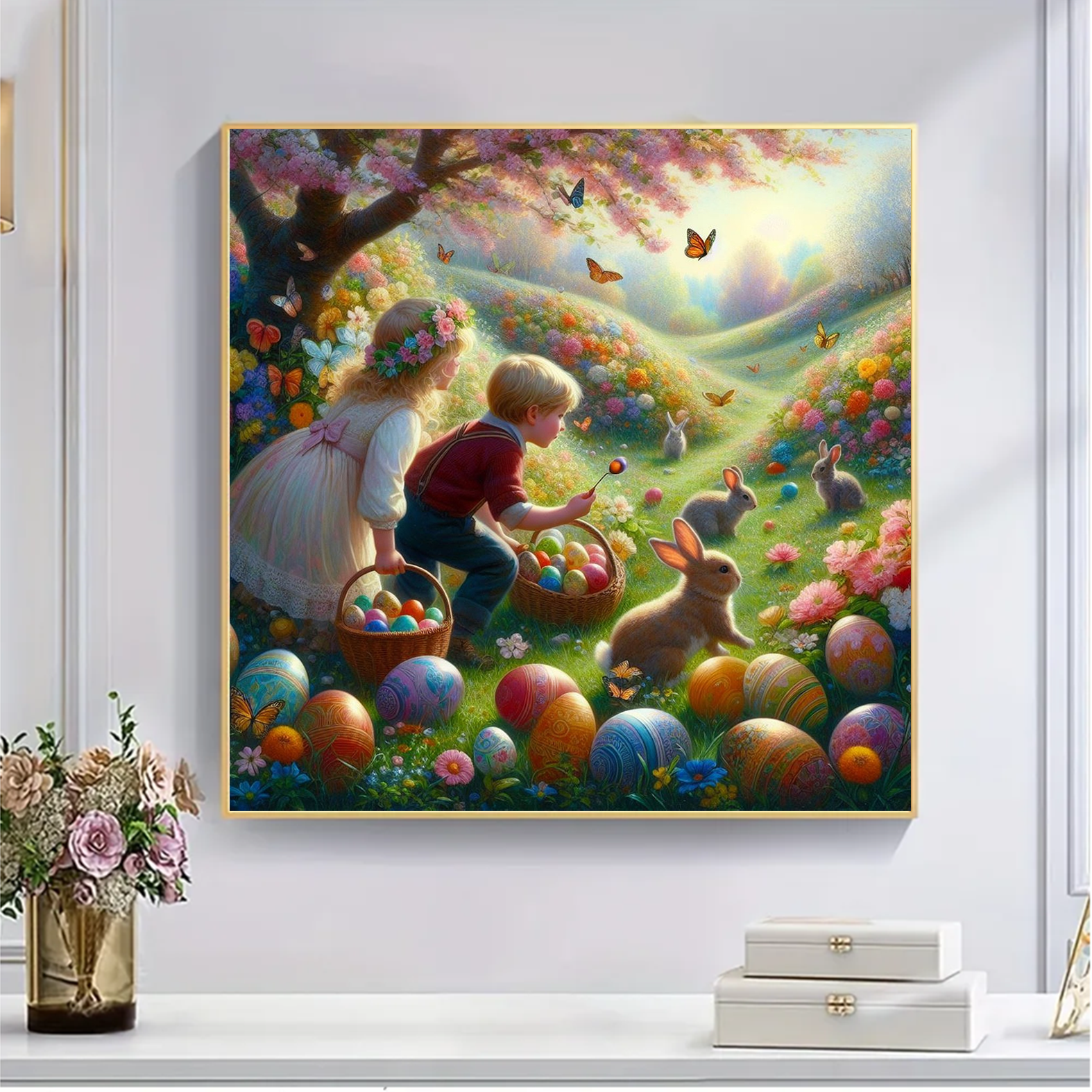 Easter Paradise - Wooden Jigsaw Puzzle