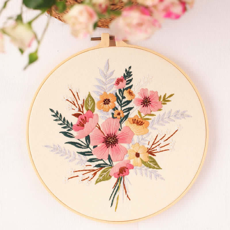 Rubbyoo Embroidery Kit - Bouquet